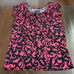 Women's INC International Concepts Top With Cap Sleeves Medium